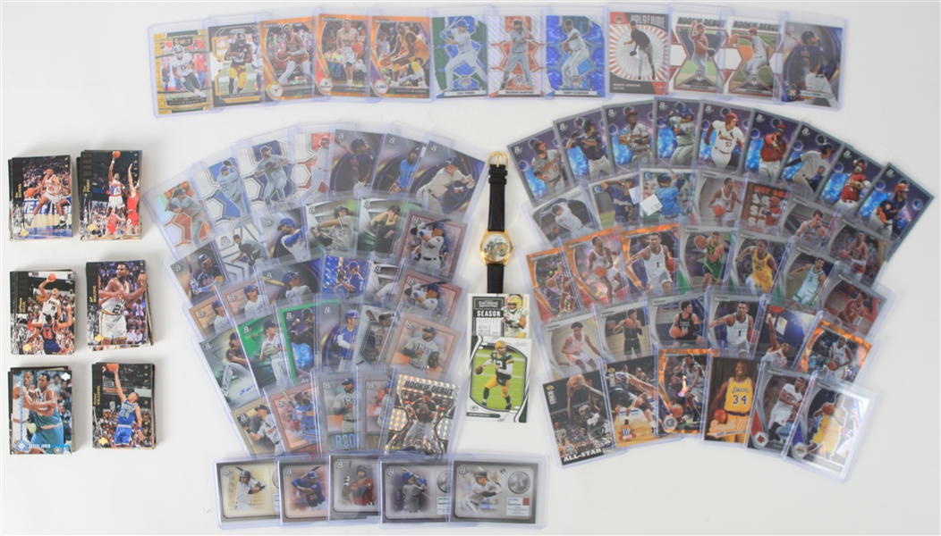 1990s-2022 Baseball, Football, Basketball Cards, Posters, Varga Cards and more (Lot of 500+)