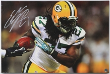2013-16 Eddie Lacy Green Bay Packers Signed 16" x 23" Canvas Print (JSA) 