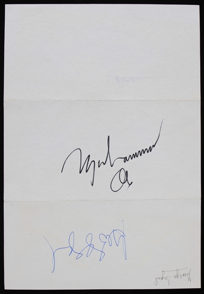 1969 Muhammad Ali World Heavyweight Champion Signed Letter (JSA/Troy Kinunen Collection)