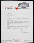 1969 Tom Osborne Nebraska Cornhuskers Signed Recruiting Letter to Keith Wortman (JSA)