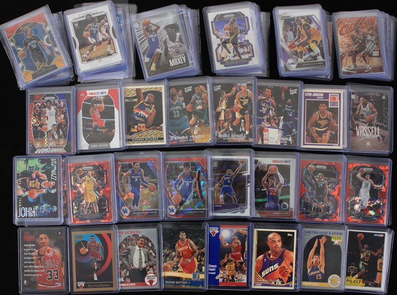 1980s-2010s Basketball Trading Card Collection - Lot of 500+