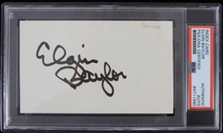 Elgin Baylor (d.2021) Minneapolis Los Angeles Lakers New Orleans Jazz Autographed Index Card (PSA Slabbed)