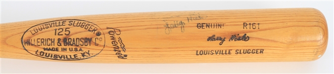 1978-79 Larry Hisle Milwaukee Brewers Signed H&B Louisville Slugger Professional Model Bat (MEARS LOA/JSA)