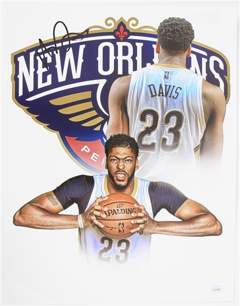 2010s Anthony Davis New Orleans Pelicans Signed 11" x 14" Photo (*JSA*)