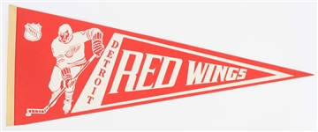 1960s-70s Detroit Red Wings 30" Full Size Pennant