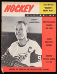 1963 Gordie Howe Detroit Red Wings on the Cover of Hockey Pictorial Magazine