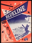 1954 Gordie Howe Detroit Red Wings on the Cover of Blueline Magazine