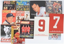 1950s-2000s Gordie Howe Detroit Red Wings Books, Magazines, Sports Illustrated and more (Lot of 50+)