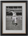 1953-62 Joe Adcock Milwaukee Braves Signed 15" x 20" Framed Photos (JSA)