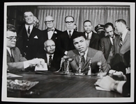 1960s Muhammad Ali 6x8 Black and White Photo