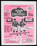 1980 Muhammad Ali vs Larry Holmes 5x7 Flyer