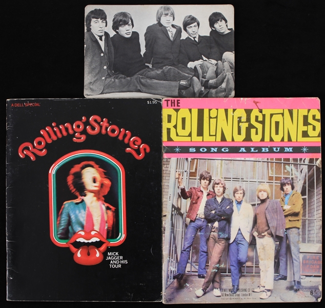 1960s-1970s Rolling Stones Memorabilia (Lot of 3)