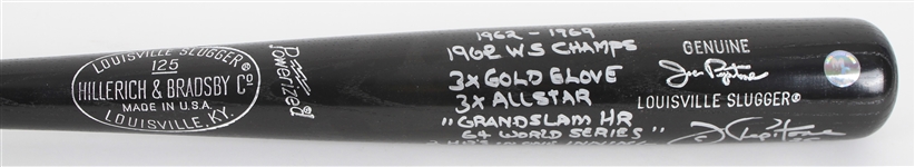 2000s Joe Pepitone New York Yankees Signed & Multi Inscribed Louisville Slugger Bat (JSA)
