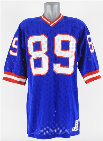 1987 Mark Bavro New York Giants Home Jersey (MEARS A5)