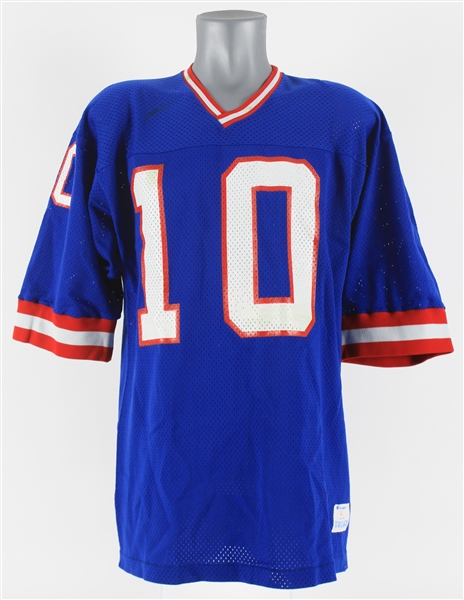 1980-82 Brad Van Pelt New York Giants Game Worn Home Jersey (MEARS LOA)