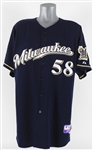 2011 Mike McClendon Milwaukee Brewers NL Central Champions Game-Worn Jersey (MEARS LOA)