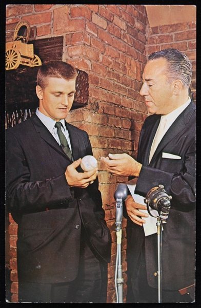 1961 Roger Maris New York Yankees 61st Home Run Ball Exchange 3.5" x 5.5" Postcard
