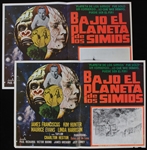1970 Planet of the Apes Bajo El Planeta De Los Simios 15" x 22" Spanish Language Movie Posters - Lot of 2 