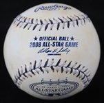 2008 Official All Star Game Bud Selig Yankee Stadium All Star Game Used Baseball (MEARS LOA)