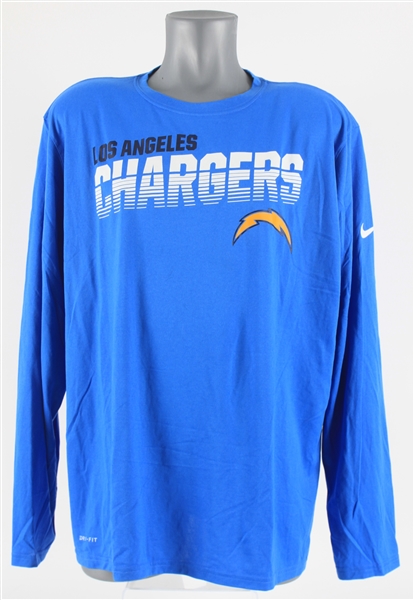 2019 Joey Bosa Attributed Los Angeles Chargers DriFit Practice Shirt (MEARS LOA)