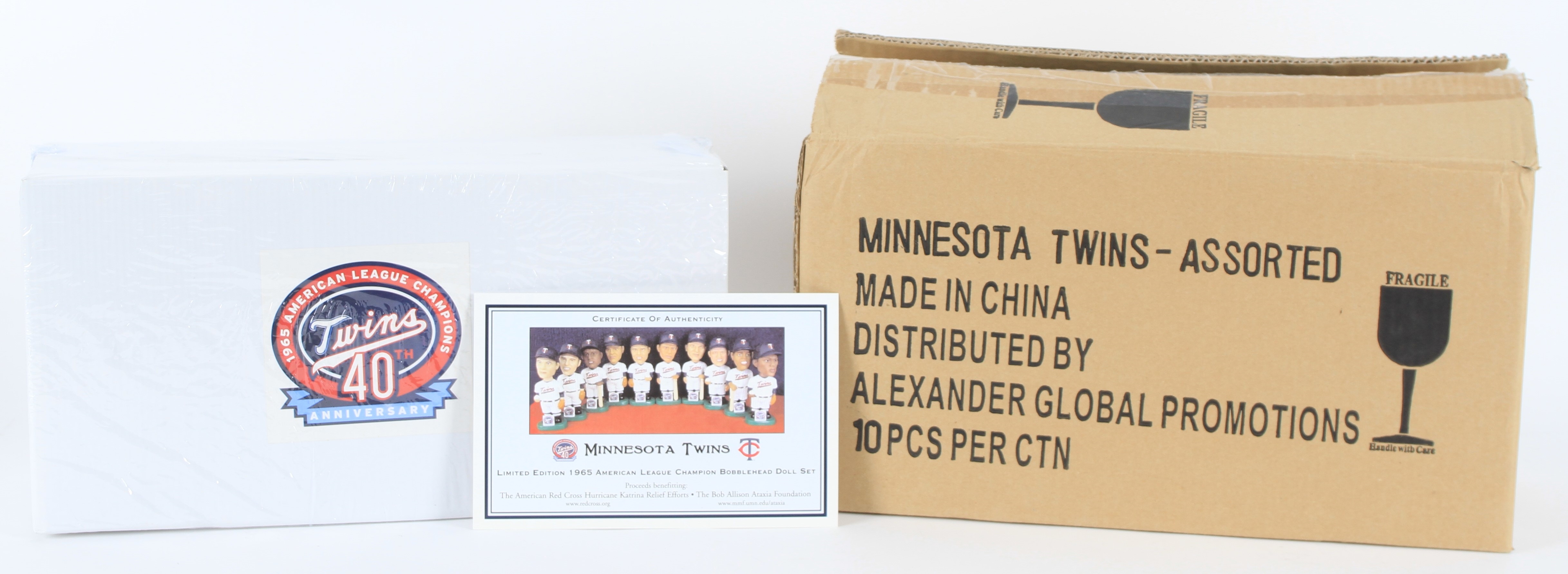 Lot Detail - 2005 Minnesota Twins 1965 AL Champions 40th Anniversary ...