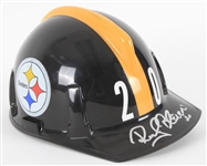 1999-2001 Rocky Bleier Pittsburgh Steelers Signed Hard Hat Construction Helmet (MEARS LOA/JSA/Bleier Letter)