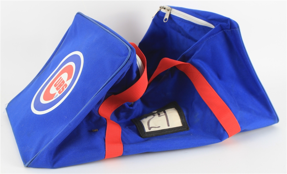 2010 Marlon Byrd Chicago Cubs Game Used Equipment Bag (MEARS LOA/MLB Hologram/Steiner)