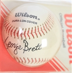 1980's George Brett Kansas City Royals MOC Wilson Official Baseball
