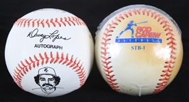 1980s Rod Carew Davey Lopes Baseball Collection - Lot of 2