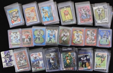 1990s-2020s Football & Basketball Trading Card Collection - Lot of 900+ w/ Aaron Donald, JJ Watt, Lawrence Taylor, Randy Moss & More