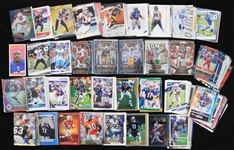 1990's-2020's Football & Basketball Trading Card Collection - Lot of 900+ w/ Aaron Donald, JJ Watt, Lawrence Taylor, Randy Moss & More
