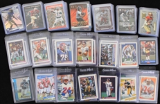 1990's-2020's Football & Basketball Trading Card Collection - Lot of 900+ w/ Aaron Donald, JJ Watt, Lawrence Taylor, Randy Moss & More
