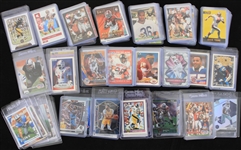 1990's-2020's Football & Basketball Trading Card Collection - Lot of 900+ w/ Aaron Donald, JJ Watt, Lawrence Taylor, Randy Moss & More