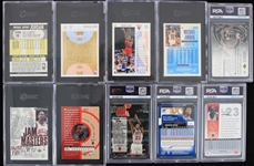 1989-2005 Michael Jordan Chicago Bulls Slabbed Basketball Trading Card Collection - Lot of 18 w/ North Carolina Collegiate Collection, Fleer, Upper Deck & More