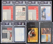 1989-2005 Michael Jordan Chicago Bulls Slabbed Basketball Trading Card Collection - Lot of 18 w/ North Carolina Collegiate Collection, Fleer, Upper Deck & More