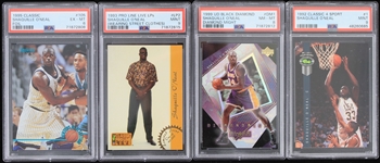 1992-2004 Kobe Bryant Shaquille O'Neal Los Angeles Lakers Slabbed Basketball Trading Cards - Lot of 12