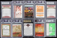 2003-20 LeBron James Cavaliers/Lakers Slabbed Basketball Trading Card Collection - Lot of 10
