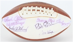 1960's San Diego Chargers Multi Signed Sid Gillman Mini Football w/ 13 Signatures Including Jack Kemp, Paul Lowe, Earl Faison, Ernie Ladd & More (JSA)