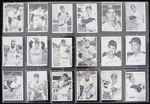 1969 Topps Deckle Edge Trading Cards - Complete Set of 33 w/ Roberto Clemente, Willie Mays, Carl Yastrzemski & More