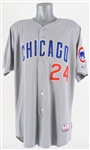 2011 Marlon Byrd Chicago Cubs Game Worn Road Jersey (MEARS LOA/MLB Hologram/Steiner/Cubs Letter)