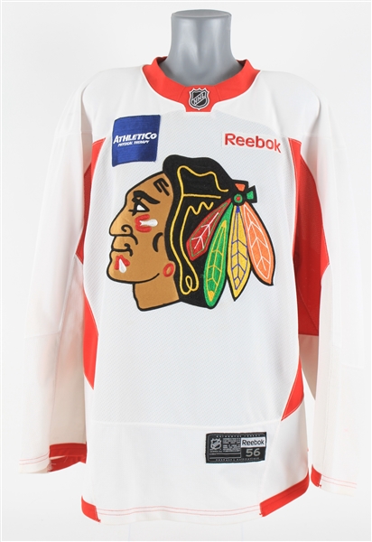 2015-16 Marko Dano Chicago Blackhawks Practice Jersey (MEARS LOA)