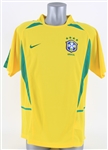 2021 Ronaldinho Brazil National Soccer Team Signed Jersey (Beckett) 