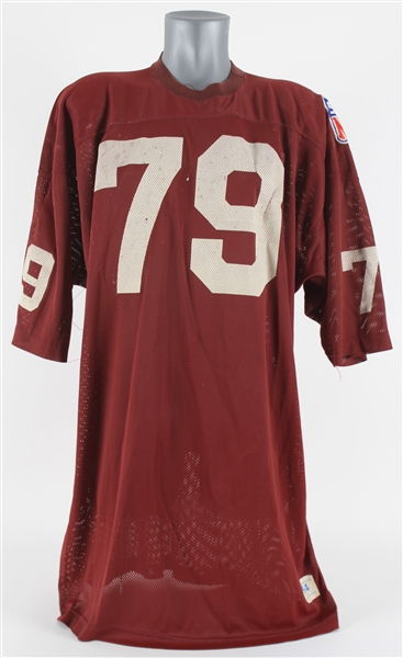 1968-69 Dennis Crane Washington Redskins Game Worn Jersey w/ NFL 50th Anniversary Patch (MEARS LOA)