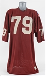 1968-69 Dennis Crane Washington Redskins Game Worn Jersey w/ NFL 50th Anniversary Patch (MEARS LOA)