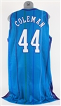 2000-01 Derrick Coleman Charlotte Hornets Game Worn Road Jersey (MEARS A5)