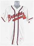 1994 Gregg Olson Atlanta Braves Game Worn Home Jersey (MEARS LOA)