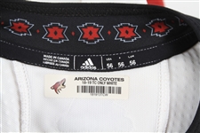 2018-19 Vinnie Hinostroza Arizona Coyotes Training Camp Jersey (MEARS LOA/Coyotes LOA)