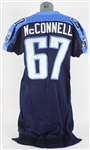 2001 Tennessee Titans McConnell #67 Preseason Home Jersey (MEARS LOA)