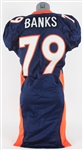 2000 Chris Banks Denver Broncos Team Prepared Jersey (MEARS LOA)