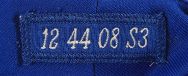 2008 Alfonso Soriano Chicago Cubs Game Worn Alternate Jersey (MEARS A5/Cubs COA)
